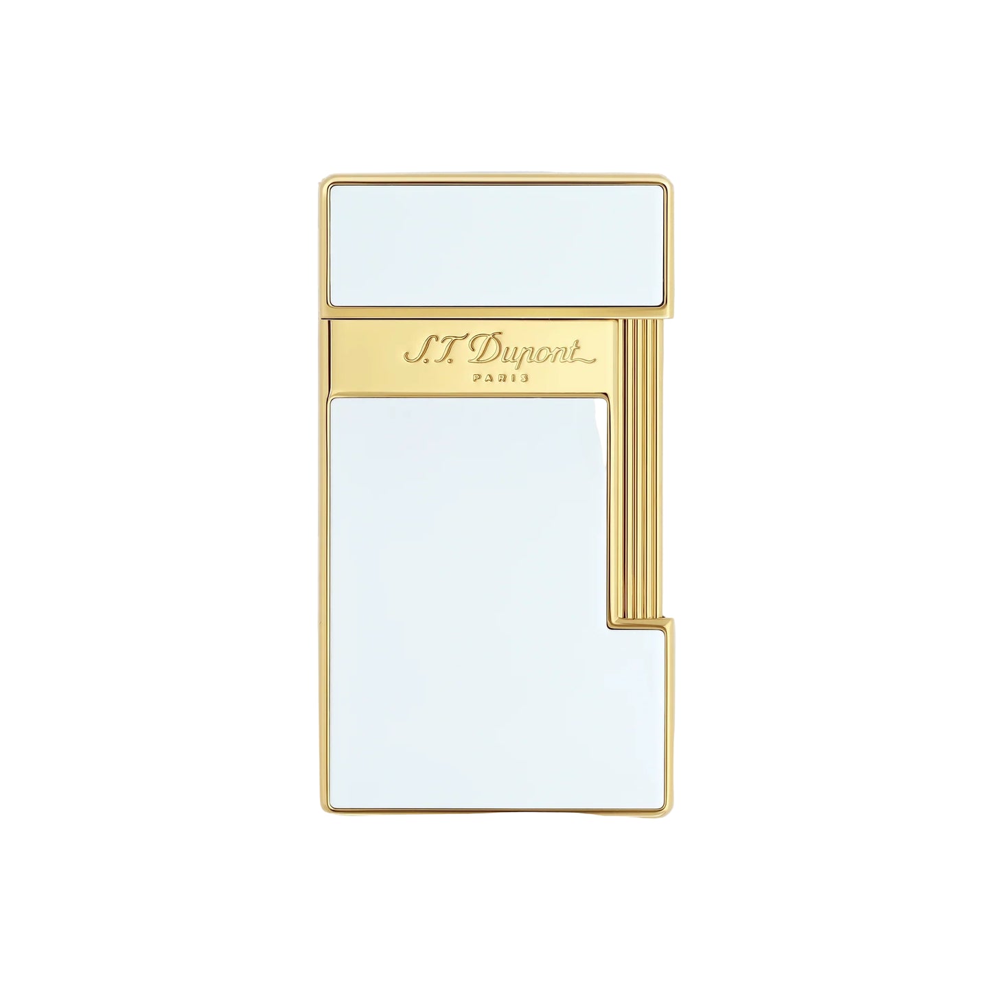 S.T. Dupont Slimmy White Lacquer & Golden