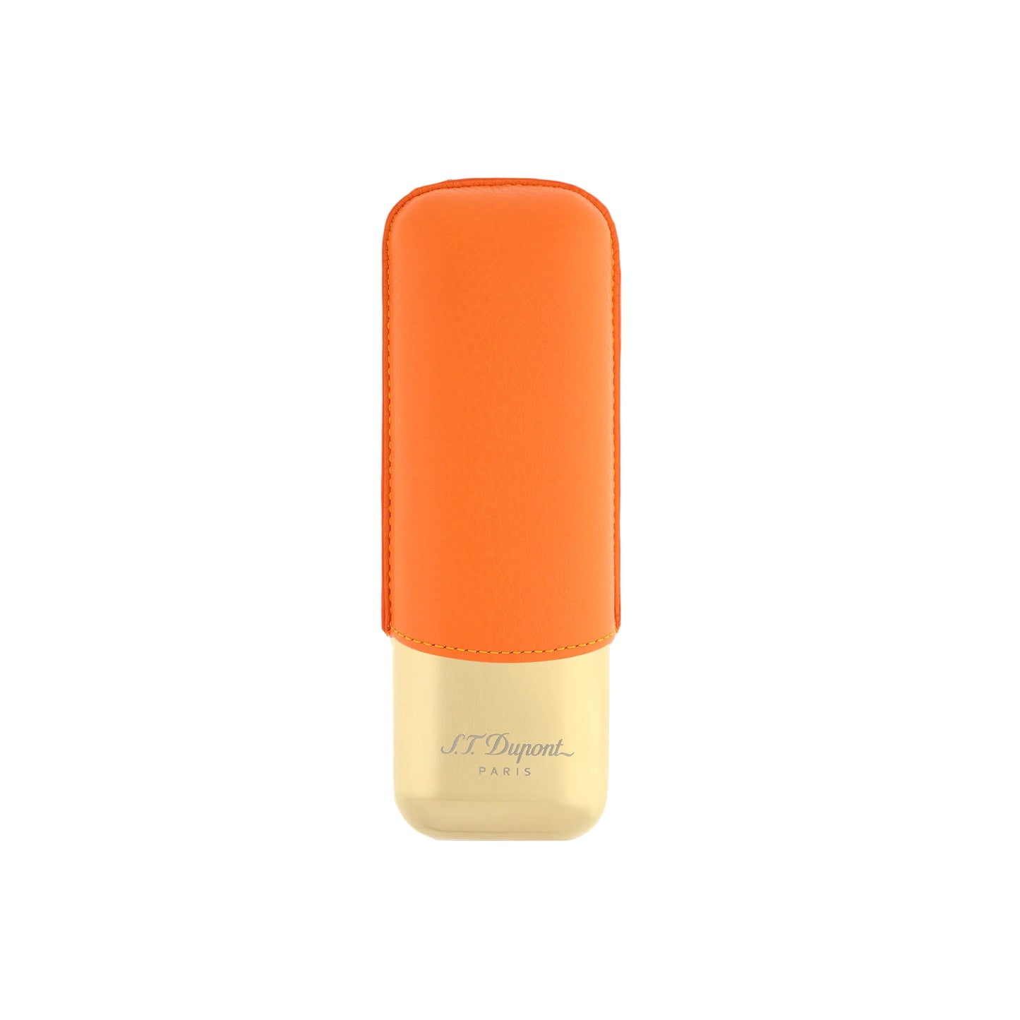 S.T. Dupont Cigar Case Orange Gold