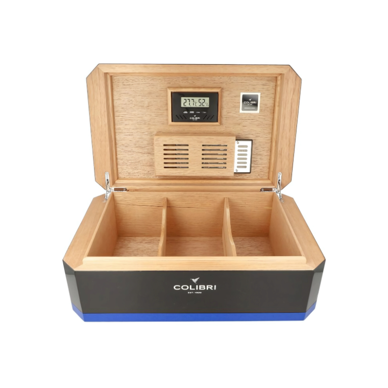 Colibri Humidor Rally Black/Blue