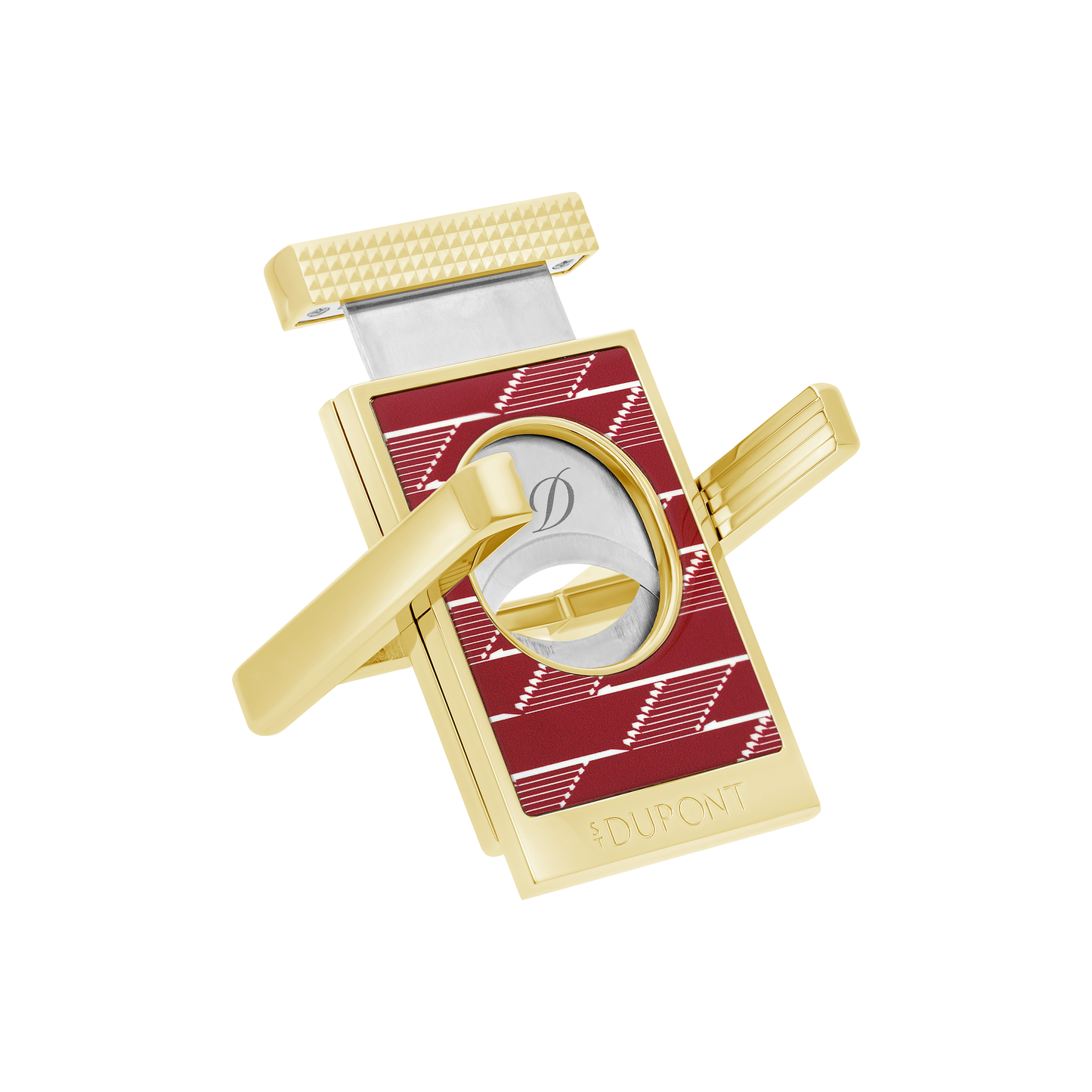 S.T. Dupont Cigar Cutter Stand 1872 Monogram Burgundy
